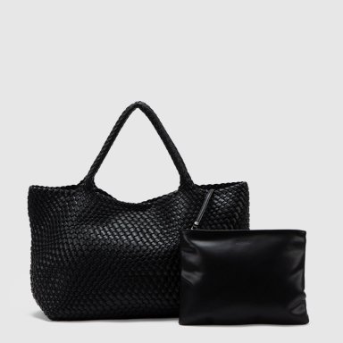 CARTERA TOTE BRAIDS BLACK BLACK BUBBA - 2