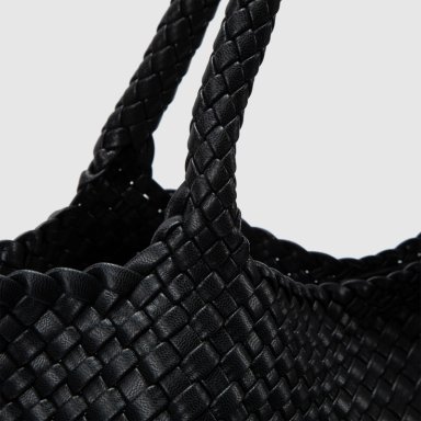 CARTERA TOTE BRAIDS BLACK BLACK BUBBA - 5