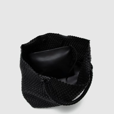 CARTERA TOTE BRAIDS BLACK BLACK BUBBA - 6