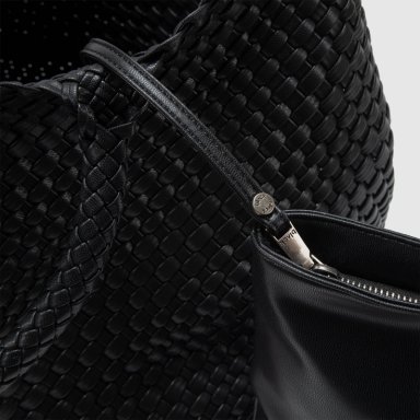 CARTERA TOTE BRAIDS BLACK BLACK BUBBA - 7