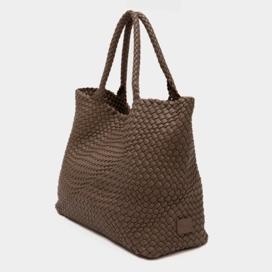 CARTERA TOTE BRAIDS BEIGE BLACK BUBBA - 2