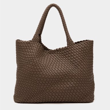 CARTERA TOTE BRAIDS BEIGE BLACK BUBBA - 3