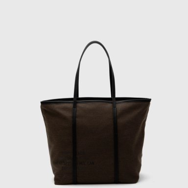 CARTERA TOTE WAXED CANVAS MAPLE BLACK BUBBA - 1