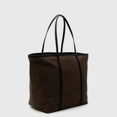 CARTERA TOTE WAXED CANVAS MAPLE BLACK BUBBA - 2