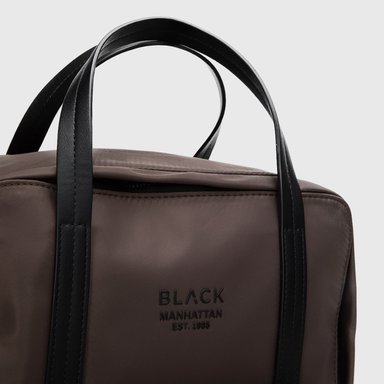 MOCHILA MANHATTAN MOKA BLACK BUBBA - 5
