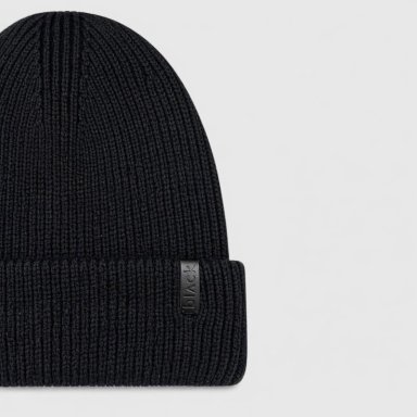 BEANIE LOGO BLACK BLACK BUBBA - 2
