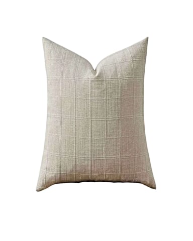 SET DE 2 FUNDAS DE COJIN JACQUARD CUADRILLE 45X45 CM BLANCO - 2