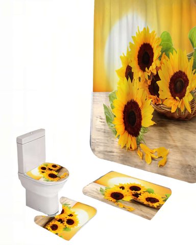 PACK PARA BAÑO DE 4 PIEZAS ESTAMPADAS  17 - 1