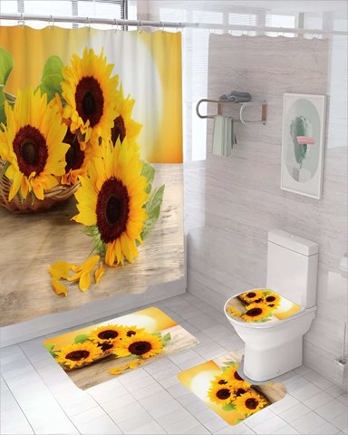 PACK PARA BAÑO DE 4 PIEZAS ESTAMPADAS  17 - 3