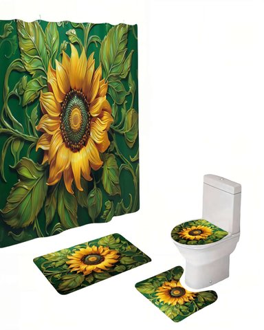 PACK PARA BAÑO DE 4 PIEZAS ESTAMPADAS  22 - 2