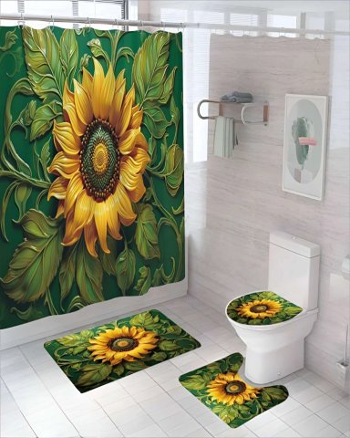 PACK PARA BAÑO DE 4 PIEZAS ESTAMPADAS  22 - 3