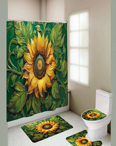 PACK PARA BAÑO DE 4 PIEZAS ESTAMPADAS  22 - 4