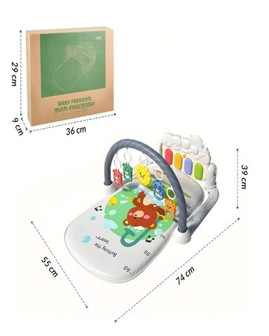 GIMNASIO MUSICAL PARA BEBE  ESTIMULACION TEMPRANA COMPLETA BLANCO - 2