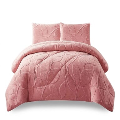 COBERTOR TEXTURIZADO DE INVIERNO RY KING ROSADO - 4