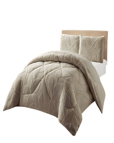 COBERTOR TEXTURIZADO DE INVIERNO RY KING CAFE - 1