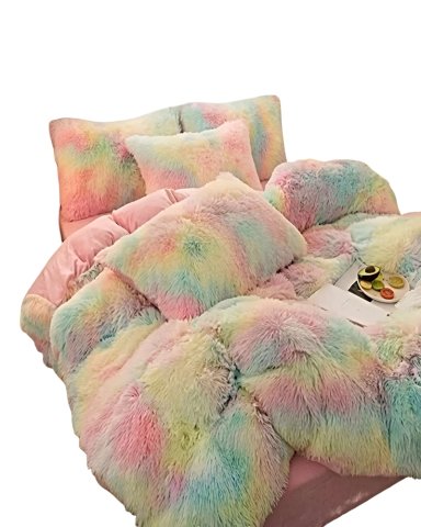 PACK COBERTOR DE INVIERNO PELUDO 2 PLAZAS 230X250CM MULTICOLOR 1 - 1
