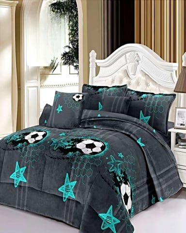 PACK COBERTOR DE INVIERNO PLUSH 1.5 PLAZA 180X200CM P01 - 4