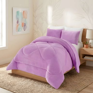 PLUMON INVIERNO SOFT 2 PLAZA 230CM X 250CM COLOR MORADO - 1