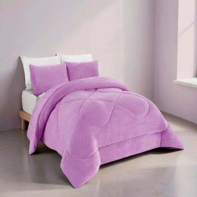 PLUMON INVIERNO SOFT 2 PLAZA 230CM X 250CM COLOR MORADO - 3