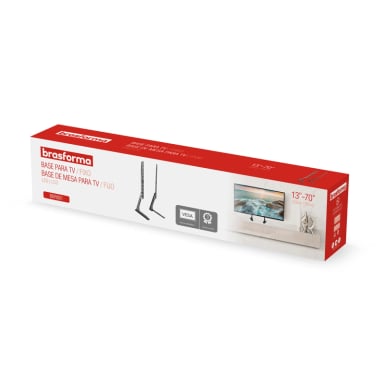 SOPORTE TV BBR801 CON ADAPTADOR 13''A 70'' 50KG NEGRO BRASFORMA - 6