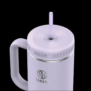 BOTELLA TAKEYA 1,18L STRAW TUMBLER VIVACITY PURPLE CON MANGO - 1