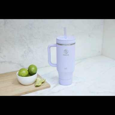 BOTELLA TAKEYA 1,18L STRAW TUMBLER VIVACITY PURPLE CON MANGO - 3