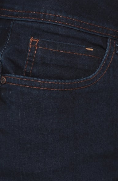 JEANS MUJER RECTO TIRO ALTO PUSH IN PUSH UP PRETINA MEDIA 2 BOTONES - 2