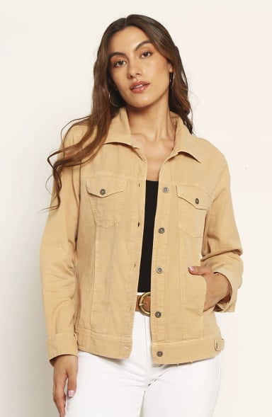 CHAQUETA MANGA LARGA LINO - 1