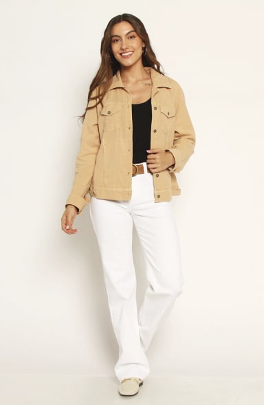 CHAQUETA MANGA LARGA LINO - 4