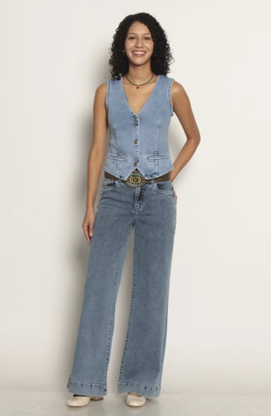 CHAQUETA VEST DENIM - 5