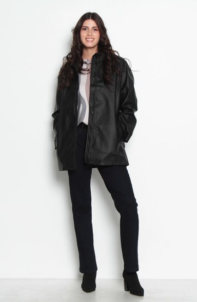 CHAQUETA IMPERMEABLE MANGA LARGA CON CAPUCHA - 5