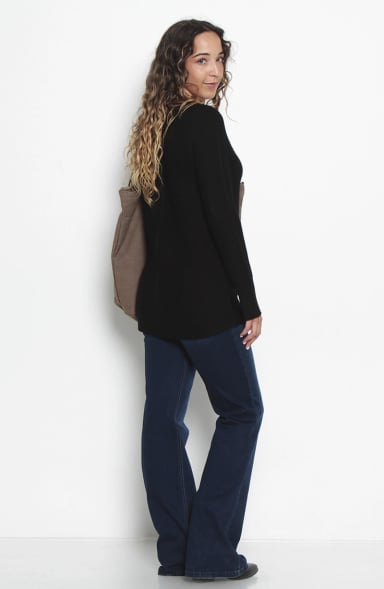 SWEATER BASICO MANGA LARGA ESCOTE REDONDO - 5
