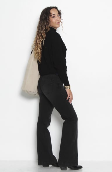 SWEATER MANGA LARGA RANGLA SOLIDO CUELLO MEDIO ALTO - 7