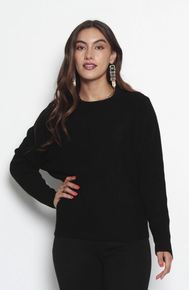 SWEATER MANGA LARGA  ESCOTE REDONDO - 1