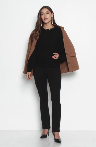 SWEATER MANGA LARGA  ESCOTE REDONDO - 5