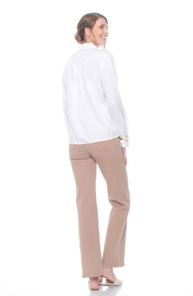 BLUSA LYOCELL ABOTONADA EN DELANTERO CON BOLSILLOS - 7
