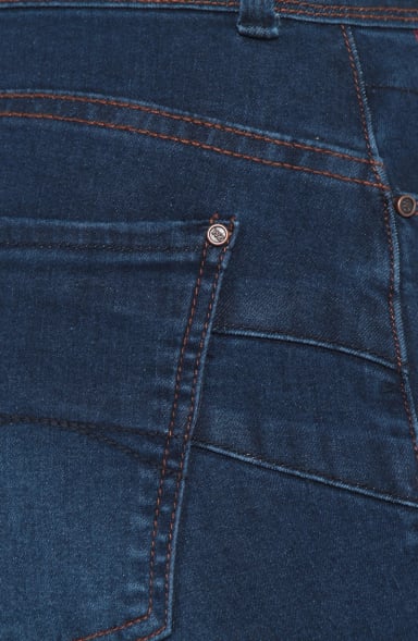 JEANS MUJER  PITILLO PUSH UP TIRO ALTO PRETINA MEDIA - 5