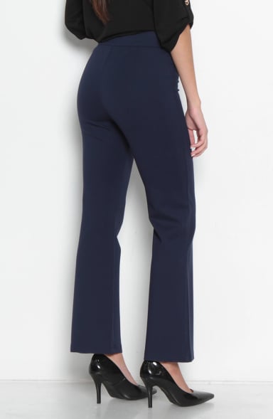 PONTE RECTO CON CORTE EN DELANTERO Y DOBLE BROCHE - 5