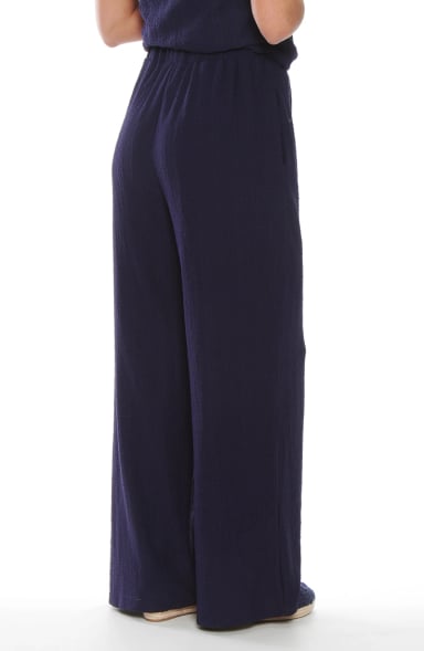 CONJUNTO BLUSA SIN MANGA Y PANTALON WIDE LEG - 8