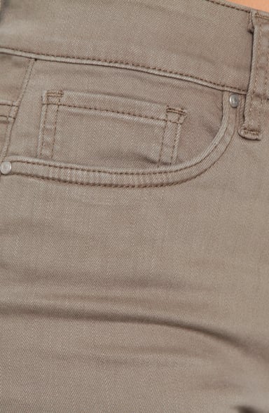 JEANS MUJER  COLOR WIDE LEG TIRO ALTO PRETINA BASICA 1 BOTON - 3