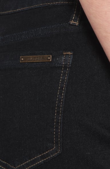 JEANS MUJER RECTO TIRO MEDIO PRETINA BASICA 1 BOTON - 5