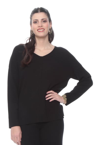 CONJUNTO SWEATER Y PANTALON SOLIDO - 2
