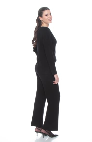 CONJUNTO SWEATER Y PANTALON SOLIDO - 6