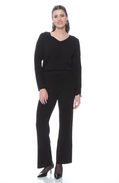 CONJUNTO SWEATER Y PANTALON SOLIDO - 9