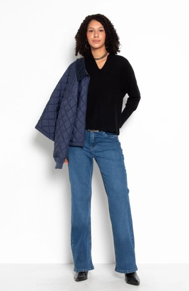 SWEATER M 3/4 ESCOTE V - 5