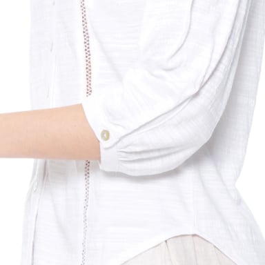 BLUSA MANGA 3/4 CON BRODERY EN DELANTERO Y ESPALDA ESCOTE V - 3