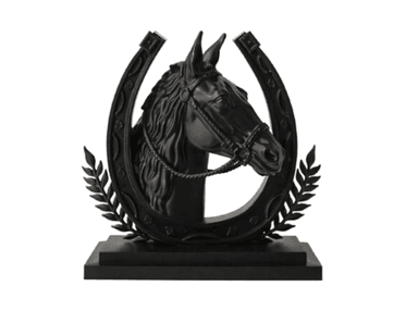 ESCULTURA- CABALLO HERRADURA - 1