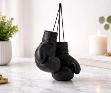 ESCULTURA DECORATIVA- GUANTES DE BOXEO - 2
