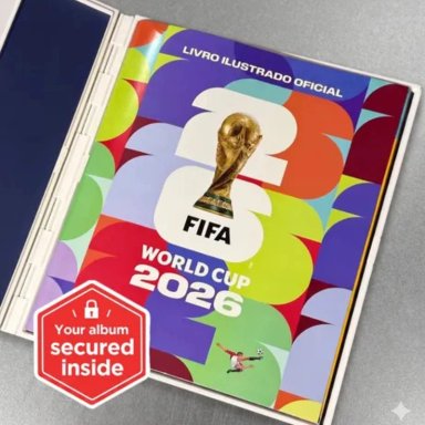 ESTUCHE PRINTS PATRO PARA ALBUM MUNDIAL PANINI 2026 TAPA DURA - 1
