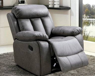 SILLON RECLINABLE BRESCIA ELITE 1 CUERPO GRIS - 1